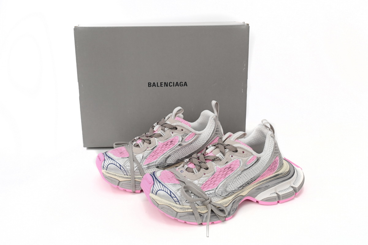 Coco Shoes Balenciaga 3XL Sneaker in White Pink 734734W3XL59050 - Cocoshoesvip.net