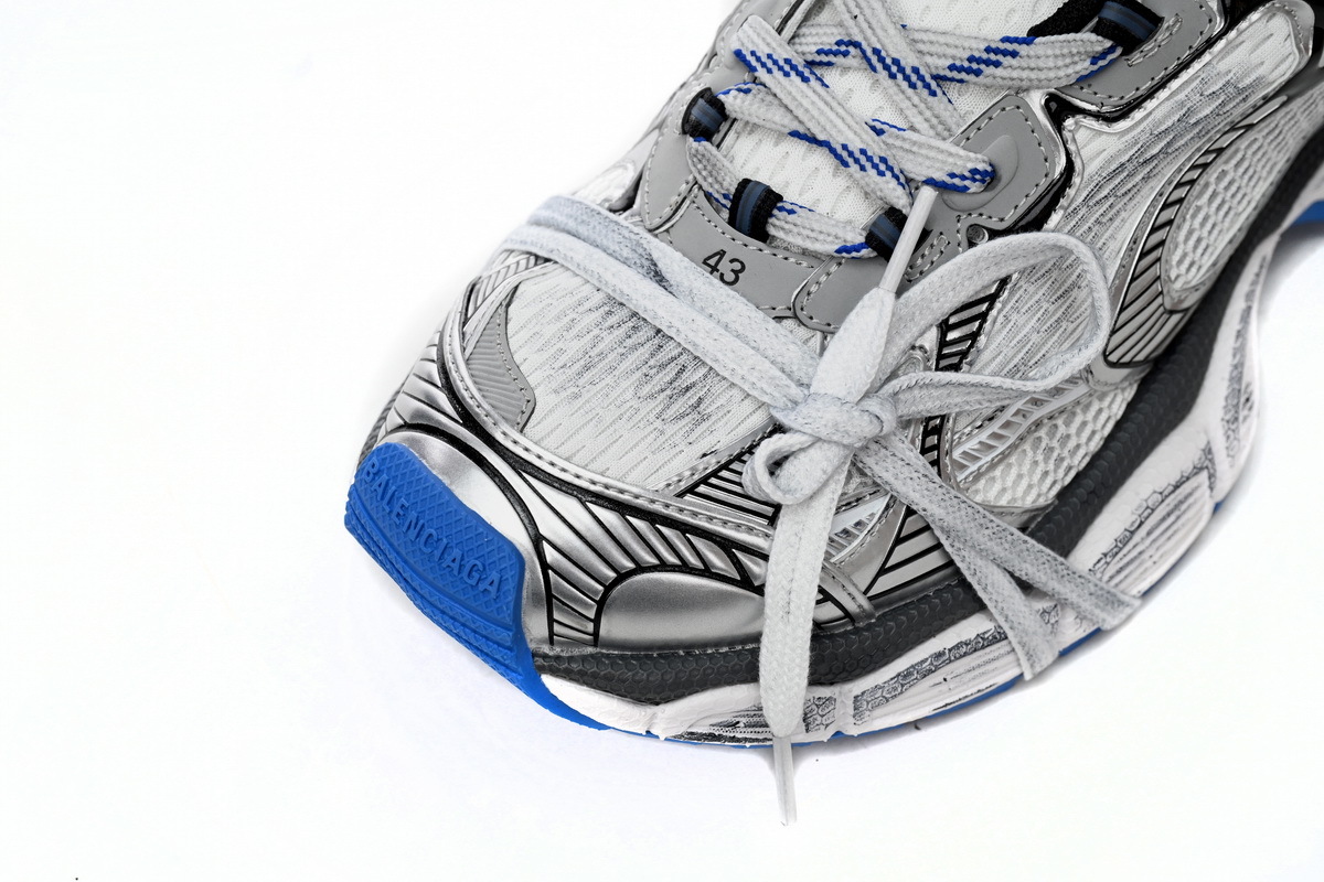 Coco Shoes Balenciaga 3XL Sneaker in Black And White Blue 734734W3RB70226 - Cocoshoesvip.net