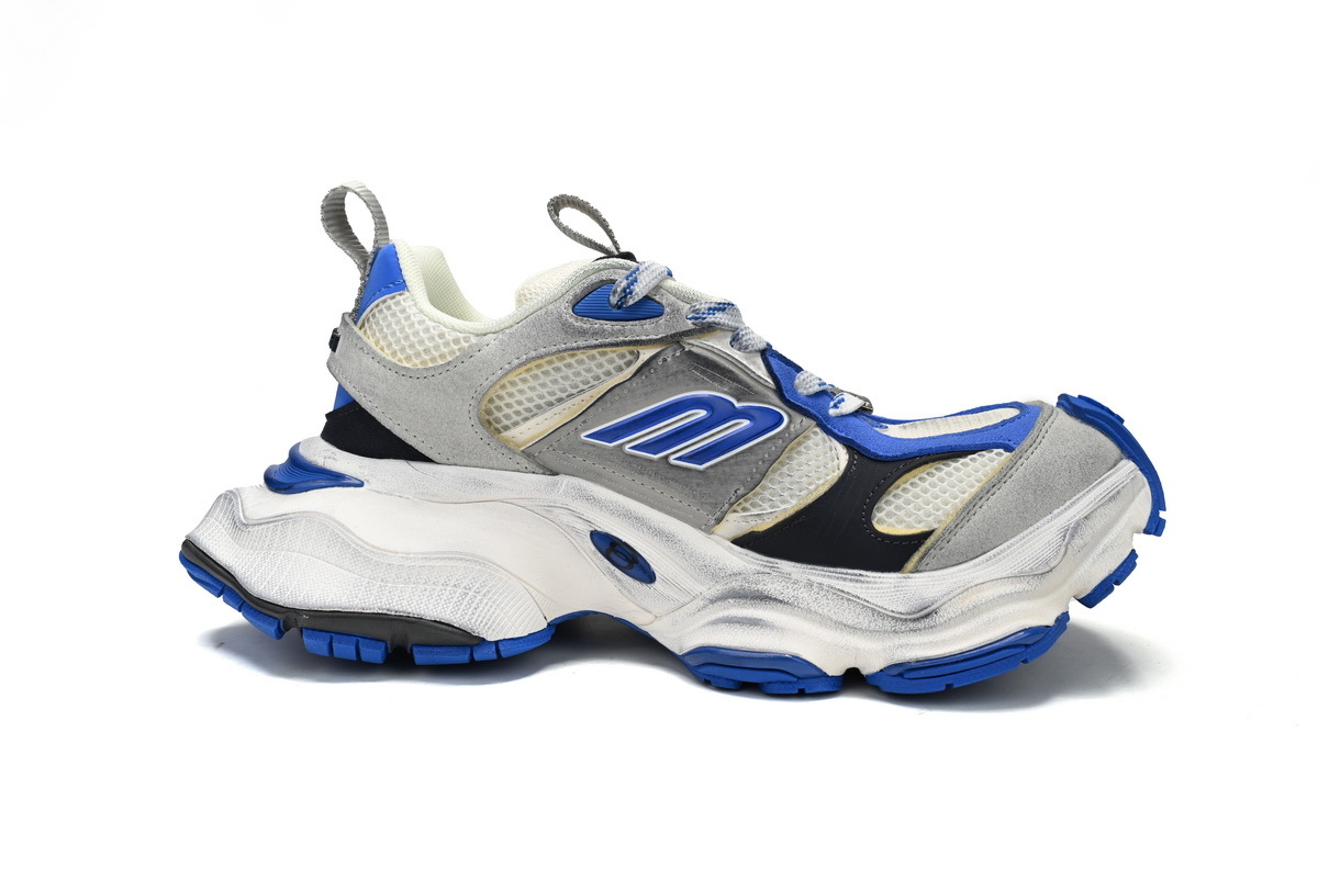 Coco Shoes Balenciaga Cargo Black White And Blue 784339W2MV60328 - Cocoshoesvip.net