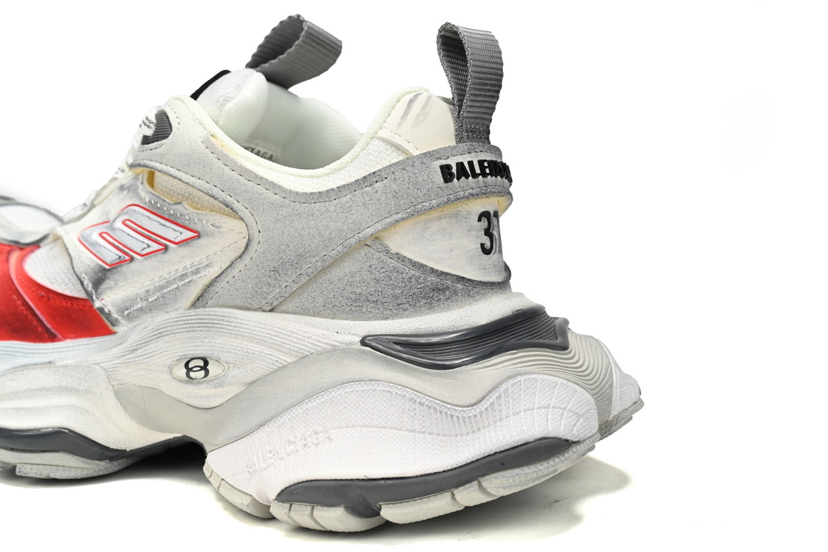 Coco Shoes Balenciaga Cargo White Red 784339W1MV30521 - Cocoshoesvip.net