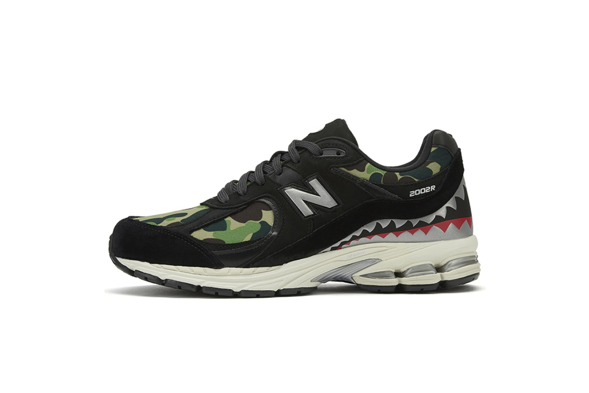 Coco Shoes New Balance 2002R Bape Green Camo M2002RBF - Cocoshoesvip.net