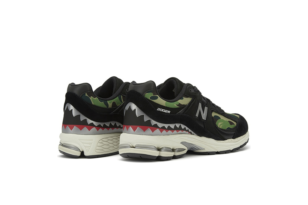 Coco Shoes New Balance 2002R Bape Green Camo M2002RBF - Cocoshoesvip.net
