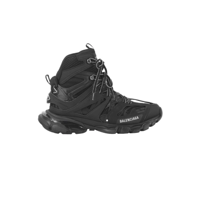 Balenciaga Track High Black Mesh and Rubber 654867W3CP31000 02