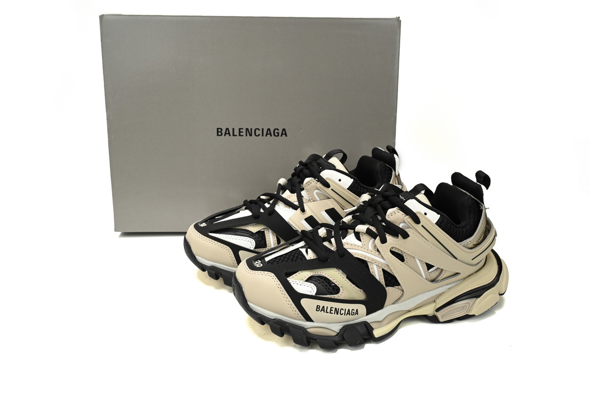 Coco Shoes Balenciaga Track Black Rice Khaki Black 542436 W3AC4 8071 - Cocoshoesvip.net