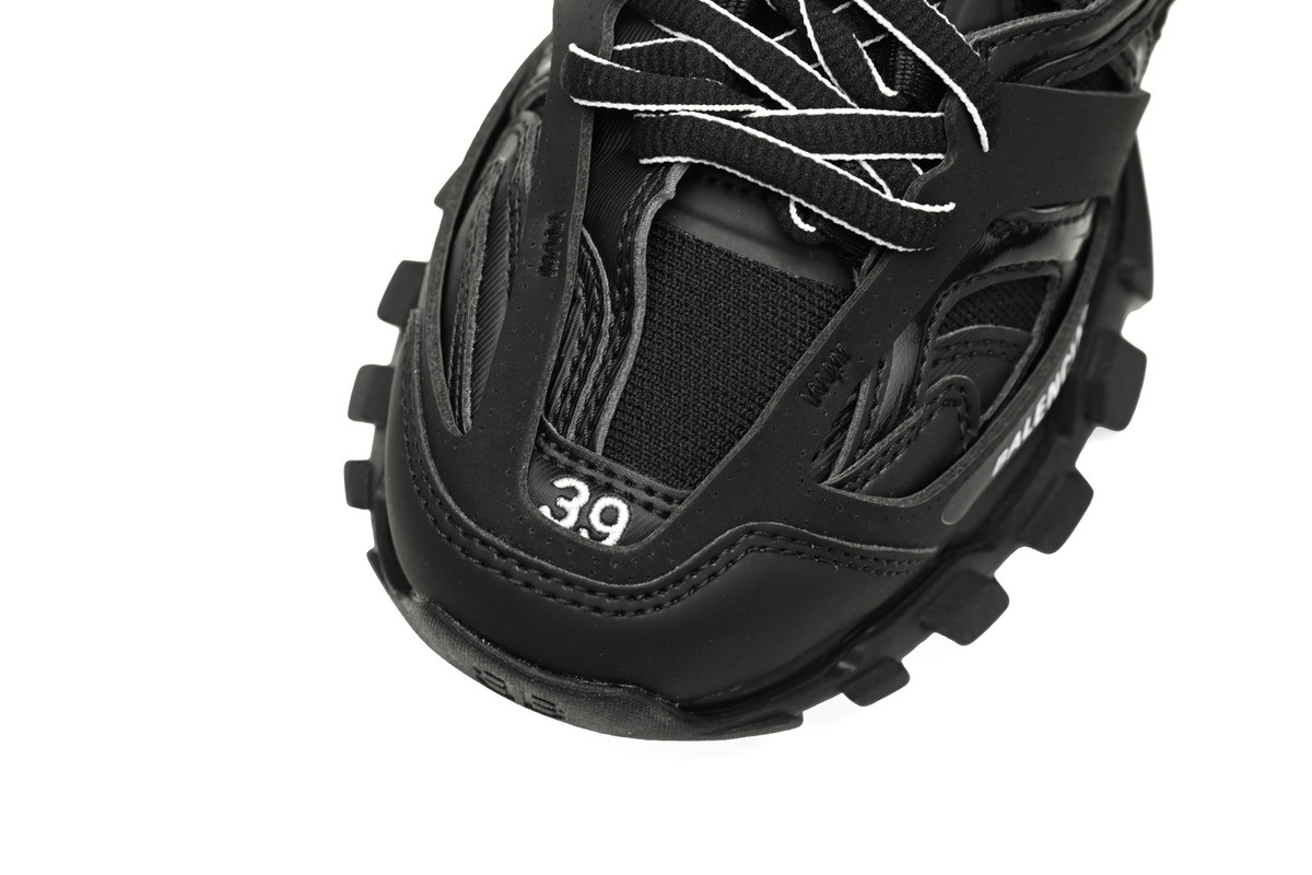 Coco Shoes Balenciaga Track Tess S.Black Rice Grey Black 736328 W3SKC 0102 - Cocoshoesvip.net