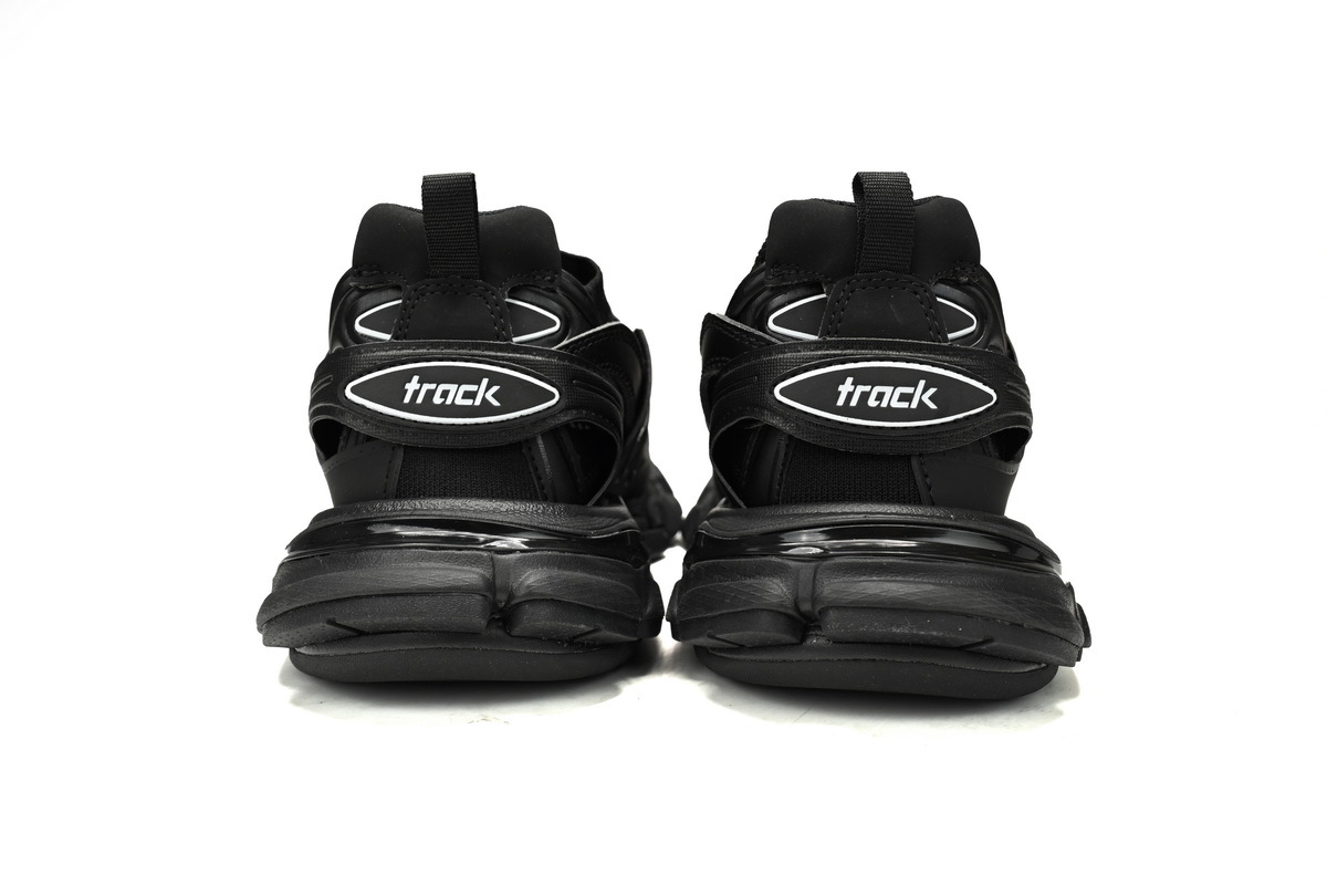 Coco Shoes Balenciaga Track Tess S.Black Rice Grey Black 736328 W3SKC 0102 - Cocoshoesvip.net