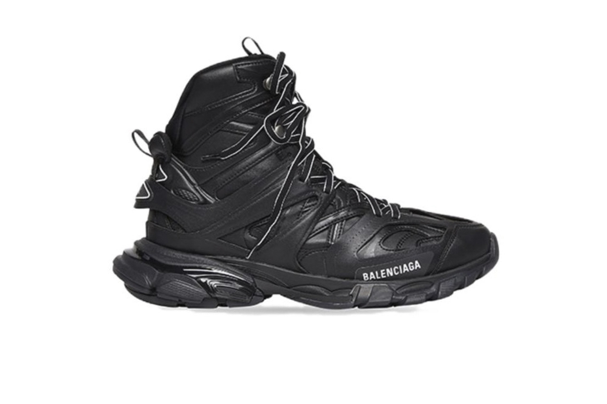 Coco Shoes Balenciaga Track High Black Leather and Rubber 654867W2FC51000 - Cocoshoesvip.net