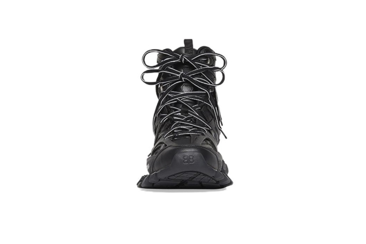 Coco Shoes Balenciaga Track High Black Leather and Rubber 654867W2FC51000 - Cocoshoesvip.net