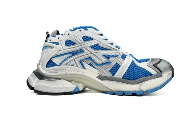 Coco Shoes Balenciaga Runner Blue Grey 677403W3RB34912 - Cocoshoesvip.net