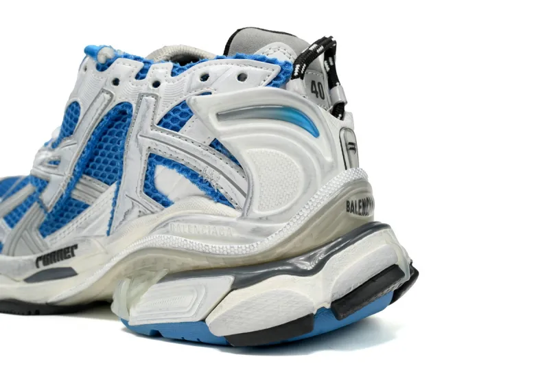 Coco Shoes Balenciaga Runner Blue Grey 677403W3RB34912 - Cocoshoesvip.net