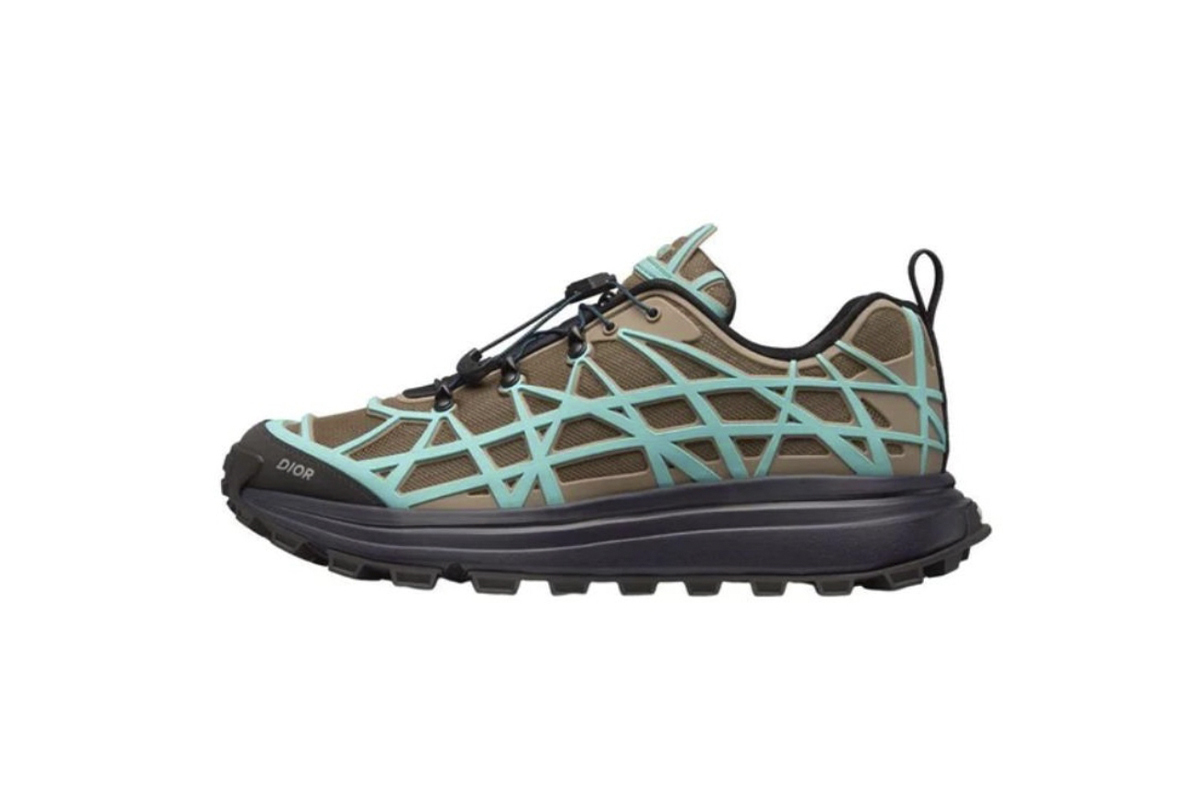 Coco Shoes Dior B31 Runner Khaki Teal 3SN297ZUV_H561 - Cocoshoesvip.net