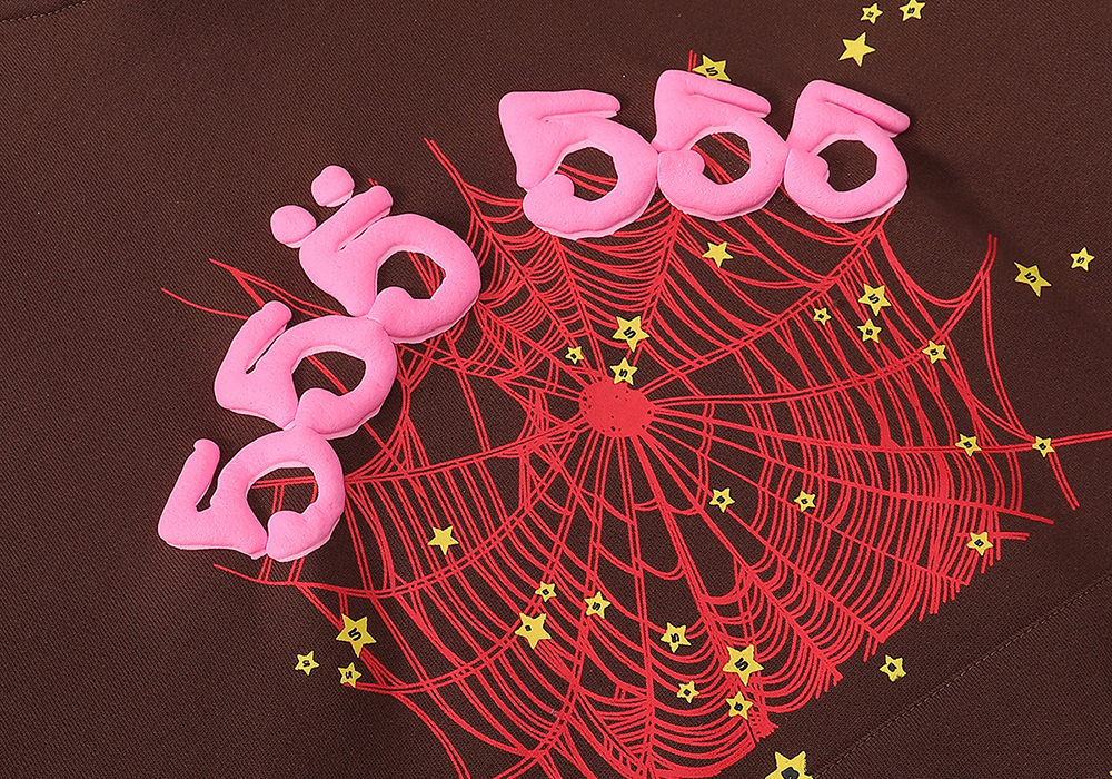 Coco Shoes Sp5der Angel Number Hoodie Brown SS22 - Cocoshoesvip.net