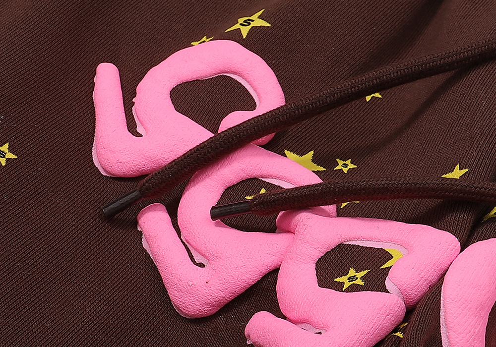 Coco Shoes Sp5der Angel Number Sweatpants Brown SS22 - Cocoshoesvip.net