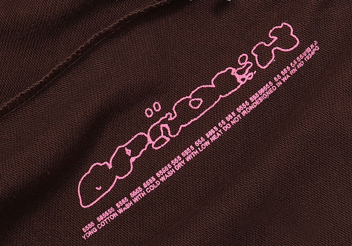 Coco Shoes Sp5der Angel Number Sweatpants Brown SS22 - Cocoshoesvip.net