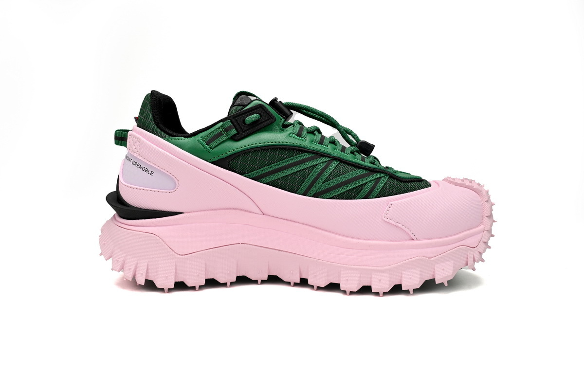 Coco Shoes Moncler Trailgrip Gore-Tex Low Pink Green 4M00230M2058-P48 - Cocoshoesvip.net