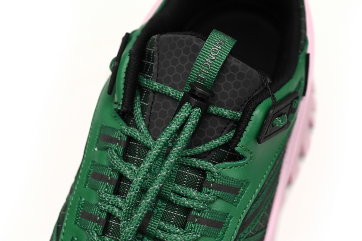 Coco Shoes Moncler Trailgrip Gore-Tex Low Pink Green 4M00230M2058-P48 - Cocoshoesvip.net