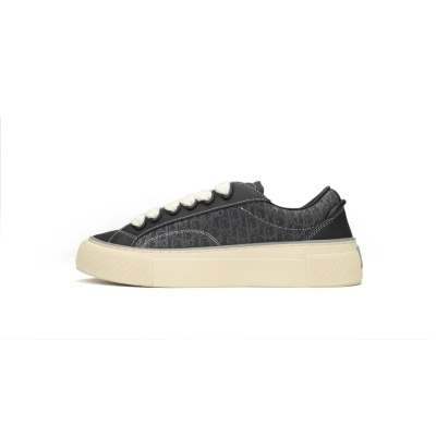 Coco Shoes Dior B33 Sneaker Black Smooth Calfskin Oblique Jacquard 3SN303ZYS_H981 01