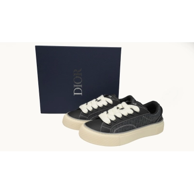 Coco Shoes Dior B33 Sneaker Black Smooth Calfskin Oblique Jacquard 3SN303ZYS_H981 02