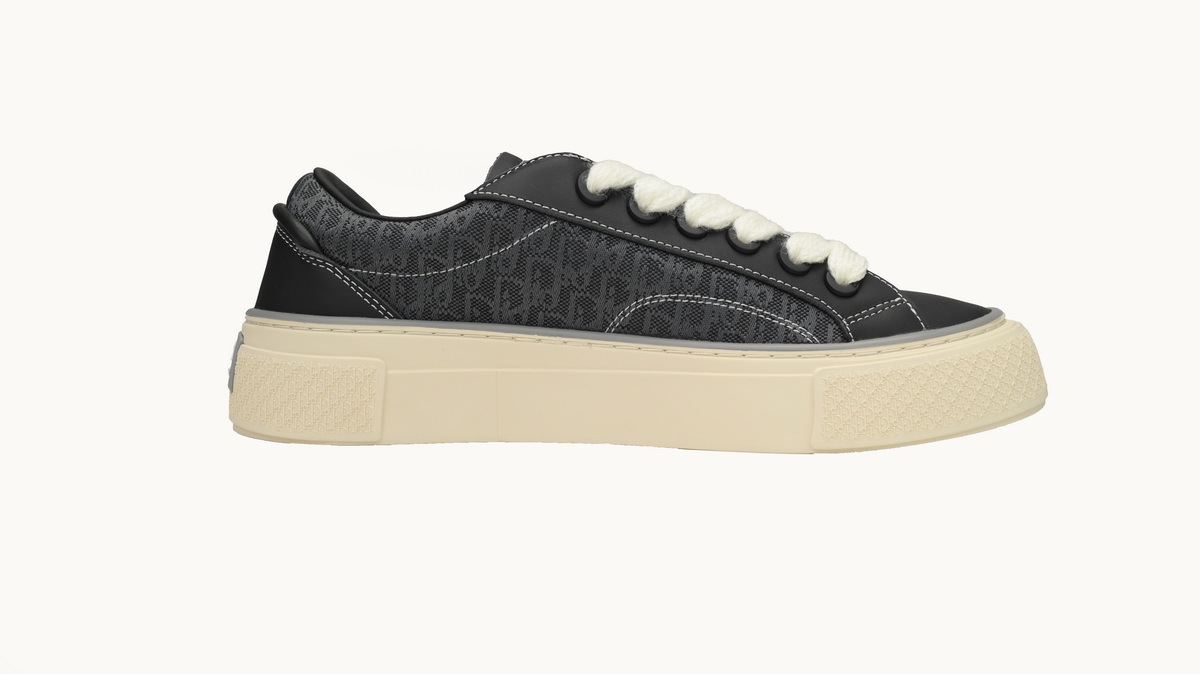 Coco Shoes Dior B33 Sneaker Black Smooth Calfskin Oblique Jacquard 3SN303ZYS_H981 - Cocoshoesvip.net