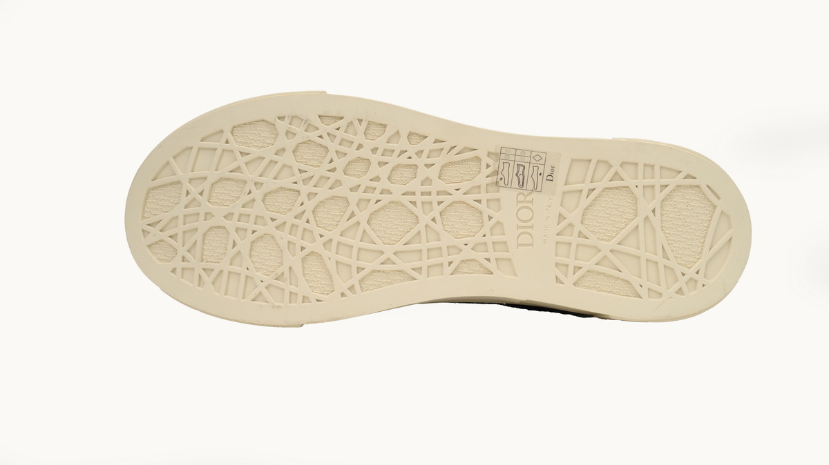 Coco Shoes Dior B33 Sneaker Black Smooth Calfskin Oblique Jacquard 3SN303ZYS_H981 - Cocoshoesvip.net