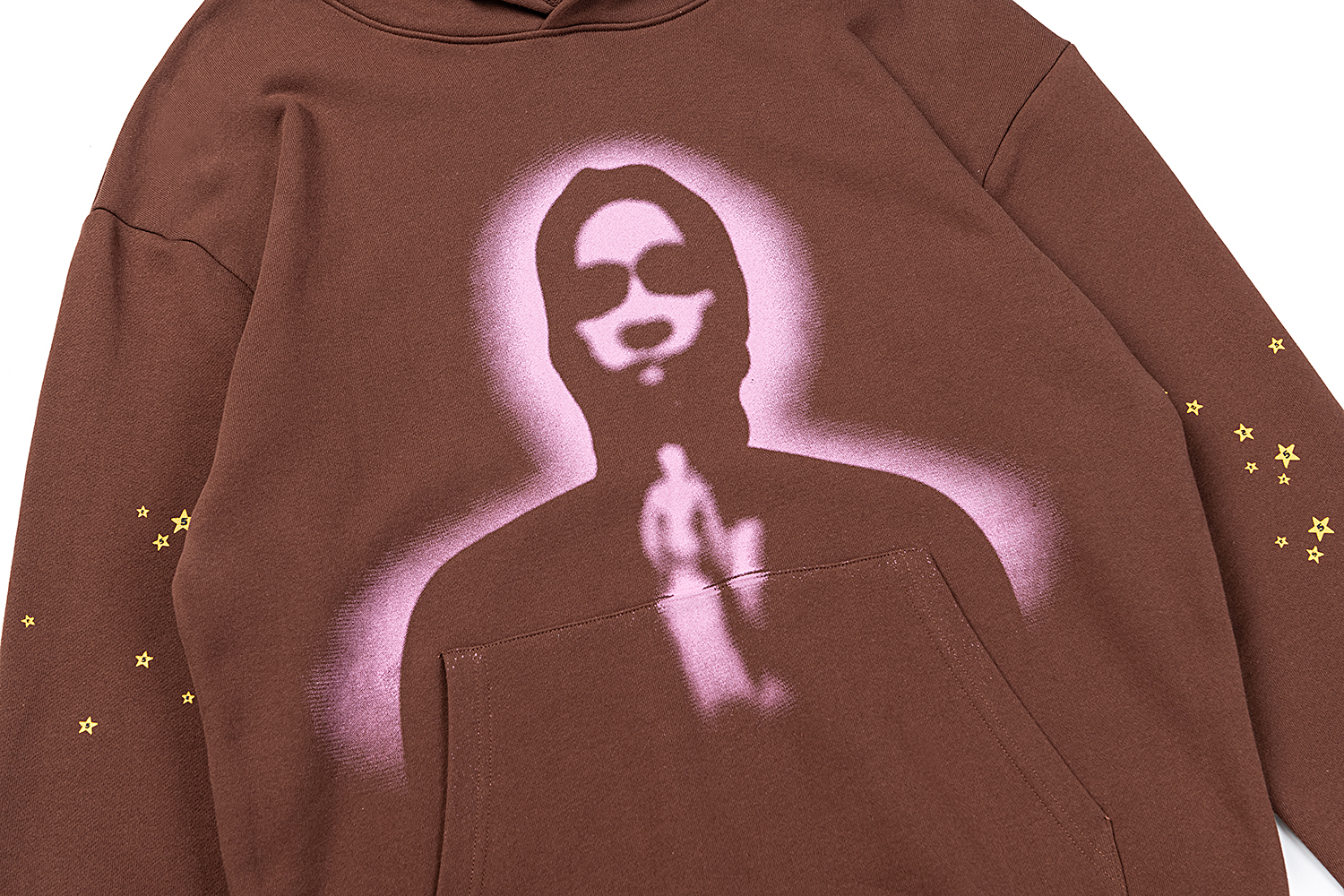 Coco Shoes New Spider Worldwide × Young Thug Sp5der Angel Brown Hoodie - Cocoshoesvip.net