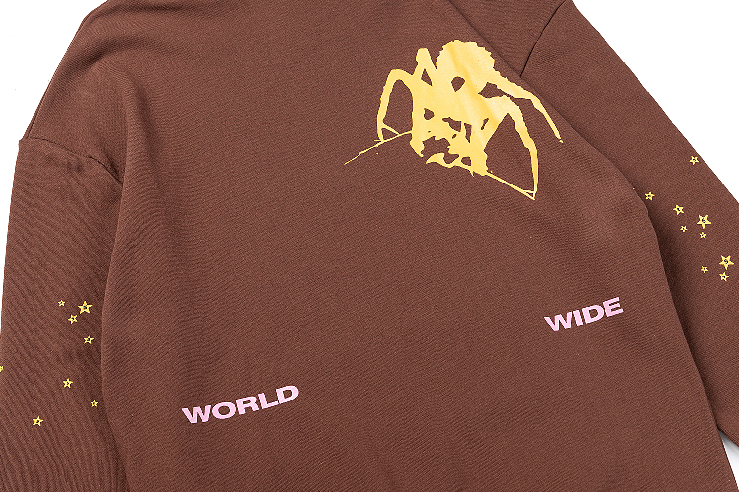Coco Shoes New Spider Worldwide × Young Thug Sp5der Angel Brown Hoodie - Cocoshoesvip.net