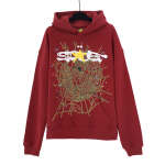 Coco Shoes Sp5der Logo Hoodie Red - Cocoshoesvip.net