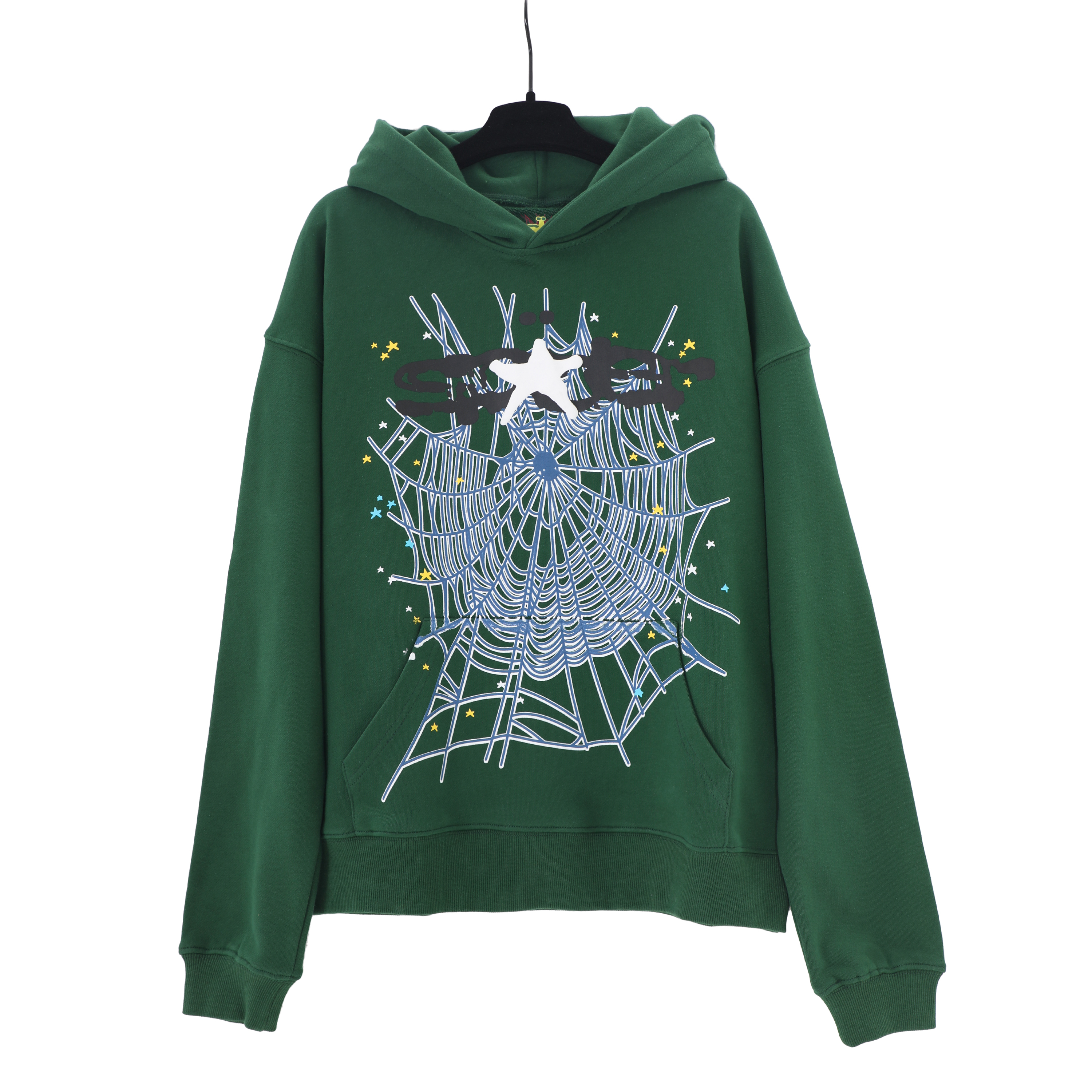 Coco Shoes Sp5der Logo Hoodie Green - Cocoshoesvip.net