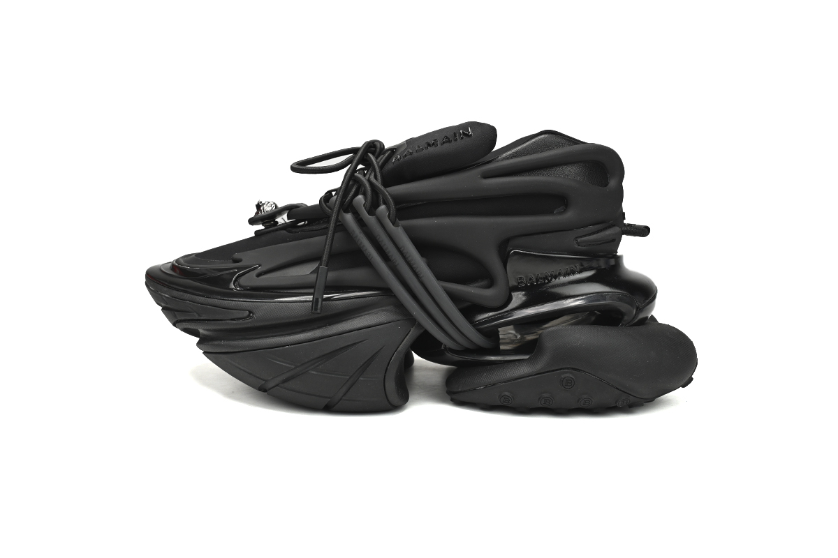 Coco Shoes Balmain Unicorn Low-Top Black AM1VJ309KNSC - Cocoshoesvip.net