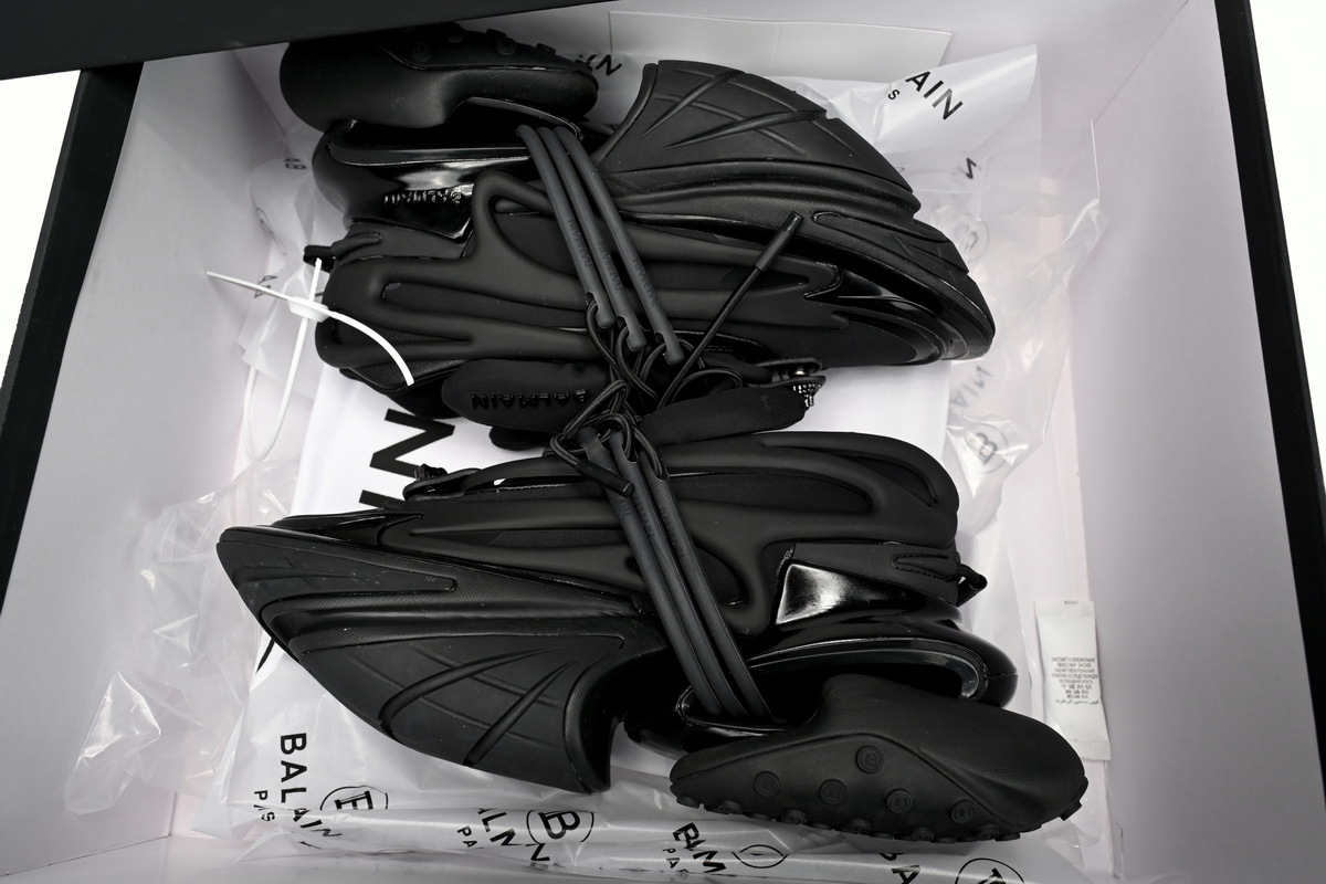 Coco Shoes Balmain Unicorn Low-Top Black AM1VJ309KNSC - Cocoshoesvip.net