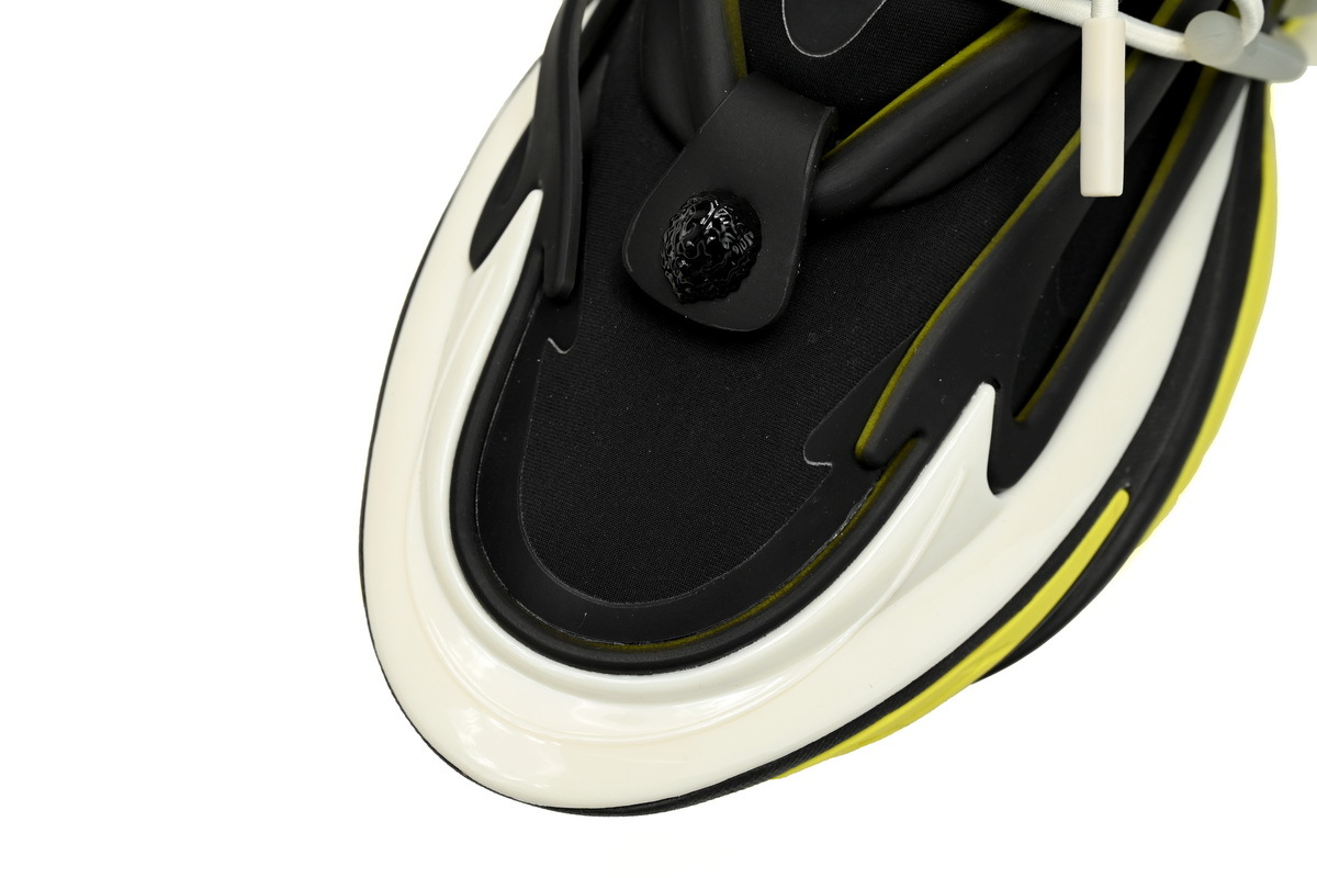 Coco Shoes Balmain Unicorn Low-Top Black Yellow YM0VJ309KNET - Cocoshoesvip.net