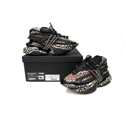 Balmain Unicorn Low-Top Lattice AM1VJ309KPNRGFE 02