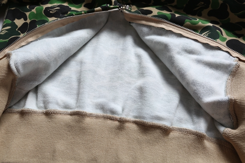 Coco Shoes BAPE Color Camo Shark Full Zip Hoodie Green 1J80-115-009 - Cocoshoesvip.net