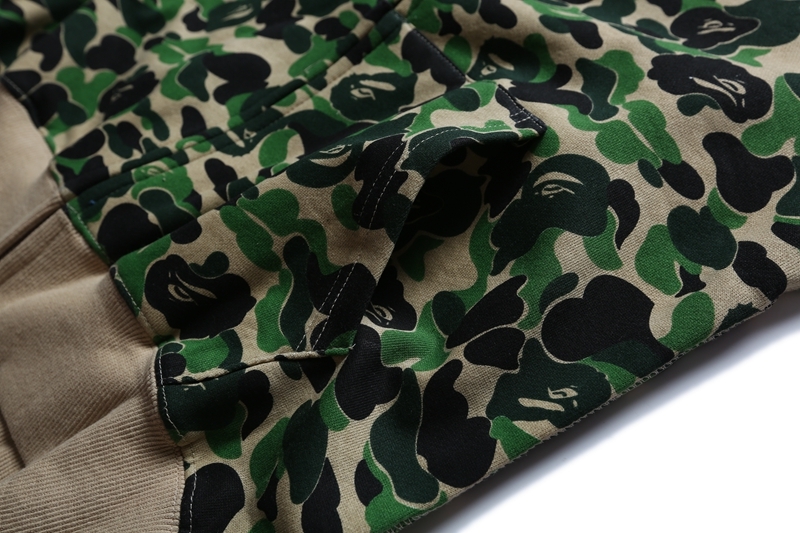 Coco Shoes BAPE Color Camo Shark Full Zip Hoodie Green 1J80-115-009 - Cocoshoesvip.net
