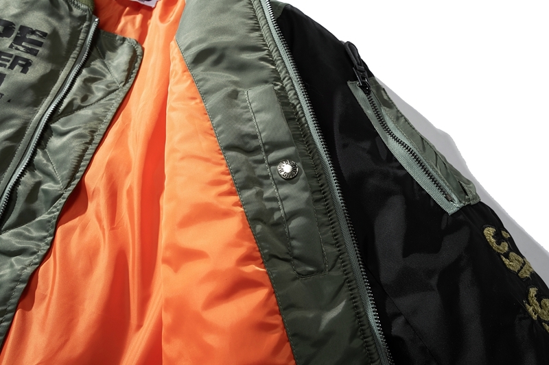 Coco Shoes BAPE x OVO Loose Fit MA-1 Jacket Olive Drab 1I73-141-902 - Cocoshoesvip.net