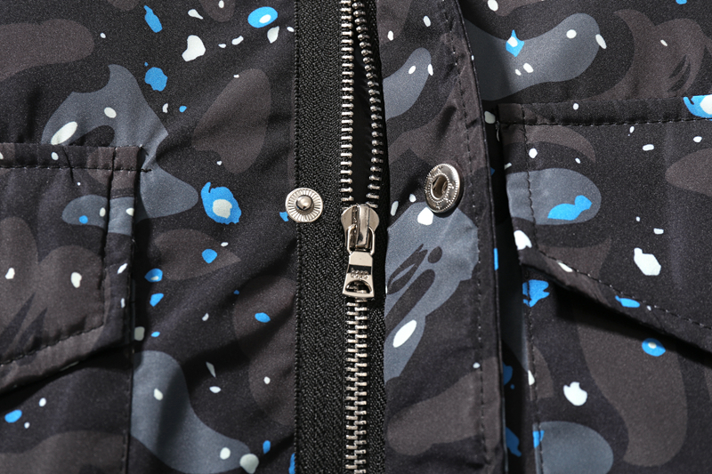 Coco Shoes BAPE Space Camo Shark M-65 Jacket Black - Cocoshoesvip.net