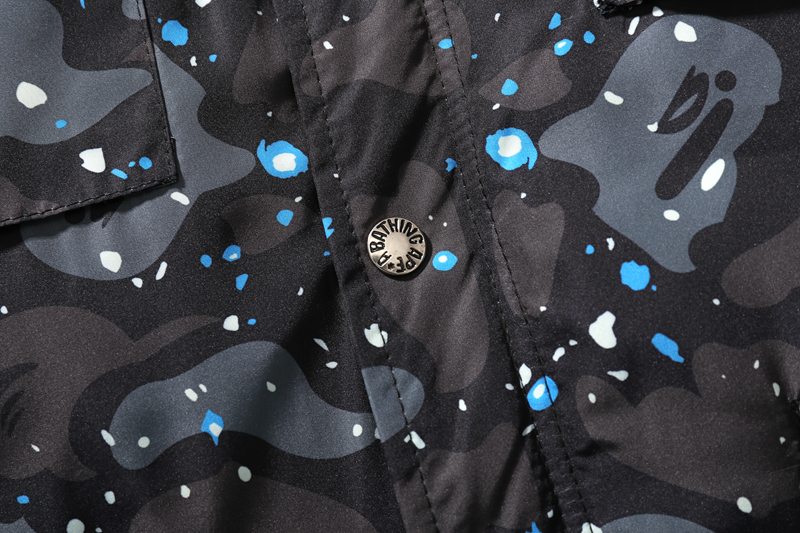 Coco Shoes BAPE Space Camo Shark M-65 Jacket Black - Cocoshoesvip.net