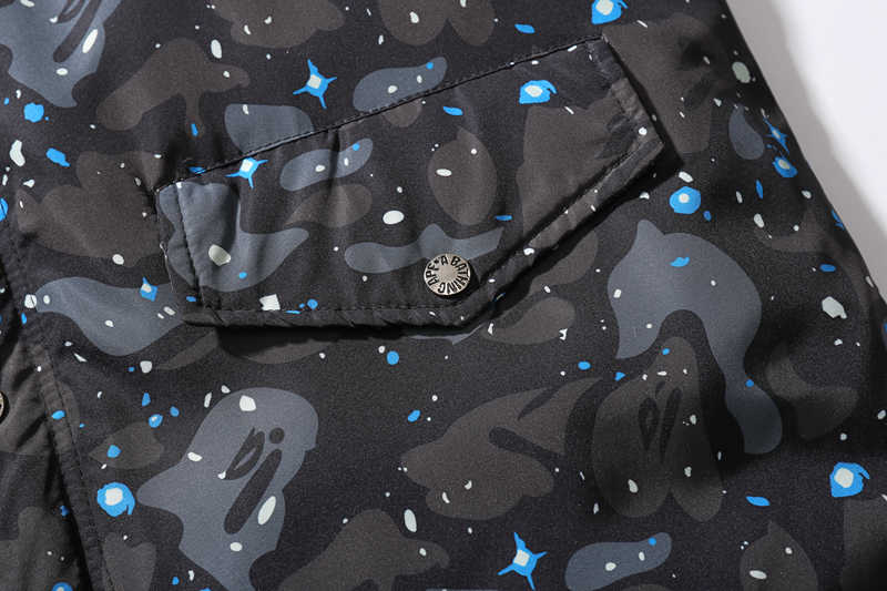 Coco Shoes BAPE Space Camo Shark M-65 Jacket Black - Cocoshoesvip.net