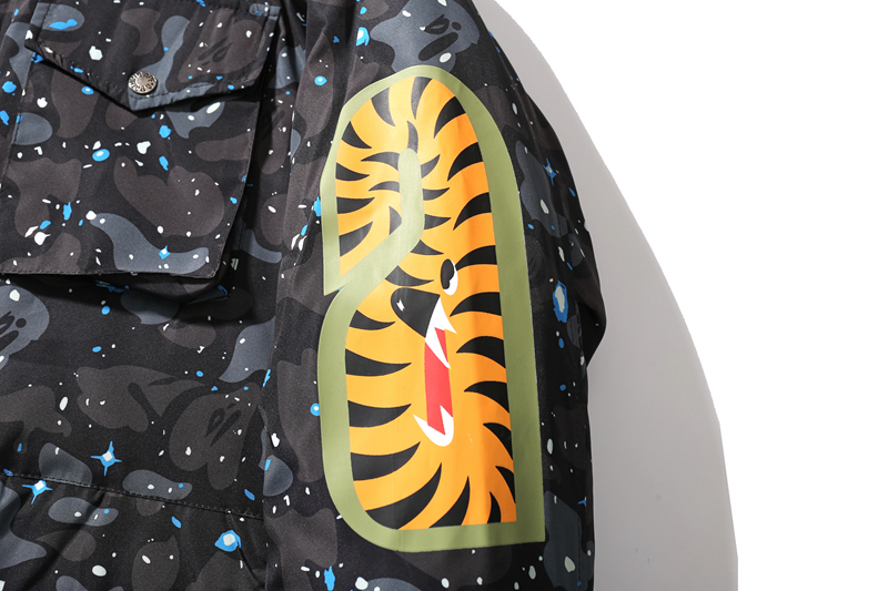 Coco Shoes BAPE Space Camo Shark M-65 Jacket Black - Cocoshoesvip.net