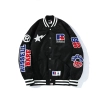 Bape x Russell College Varsity Jacket Black