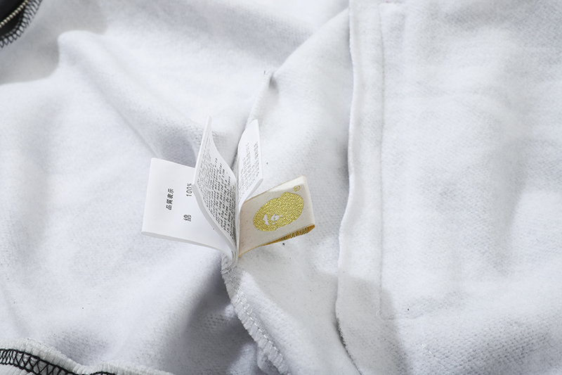 Coco Shoes BAPE x Neighborhood Split Camo Shark Full Zip Hoodie Black/White - Cocoshoesvip.net