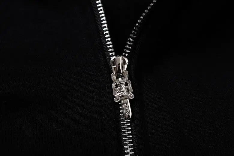 Coco Shoes Chrome Hearts Made In Hollywood Plus Cross Zip Up Hoodie Black/Red - Cocoshoesvip.net