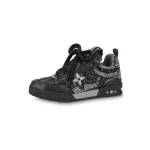 Coco Shoes Louis Vuitton LV Skate Trainer Black Swarovski Monogran 1ABMHV - Cocoshoesvip.net