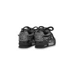 Coco Shoes Louis Vuitton LV Skate Trainer Black Swarovski Monogran 1ABMHV - Cocoshoesvip.net