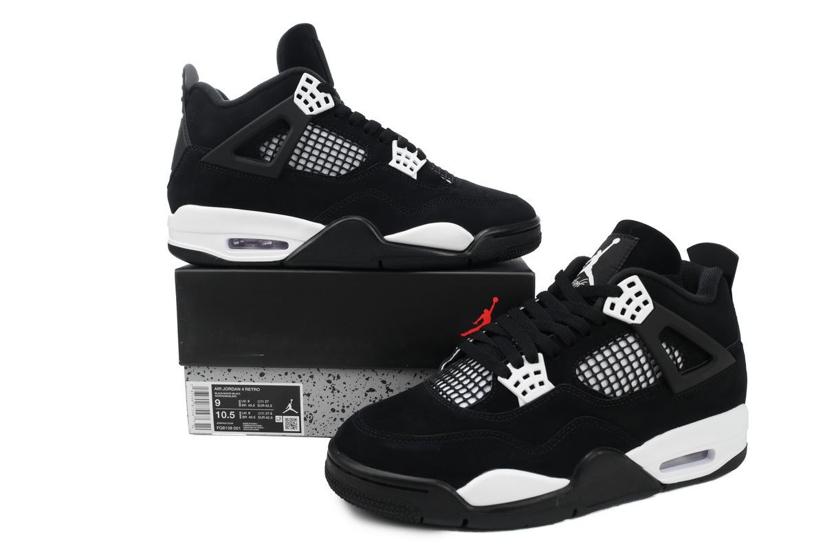 Coco Shoes Air Jordan 4 Retro "White Thunder" FQ8138-001 - Cocoshoesvip.net