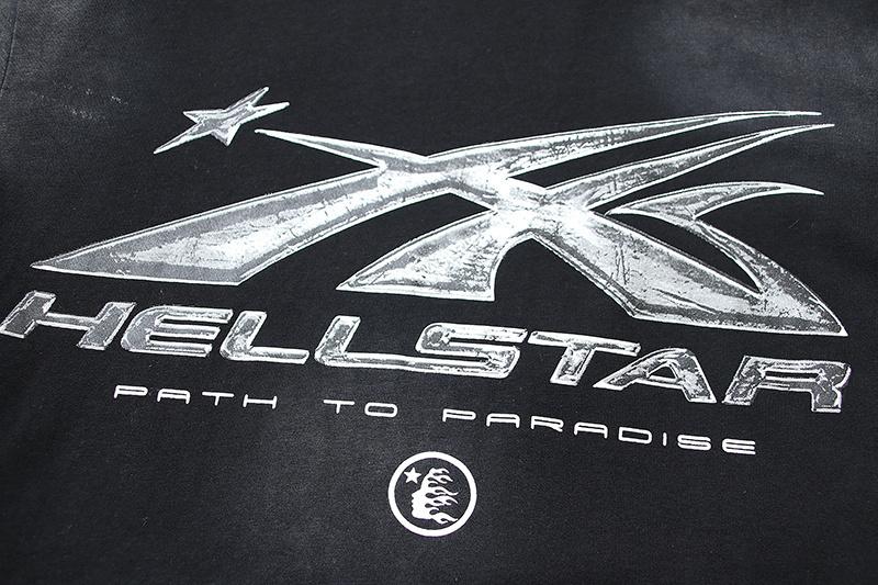 Coco Shoes Hellstar Sport Logo Gel Black T-Shirt White - Cocoshoesvip.net