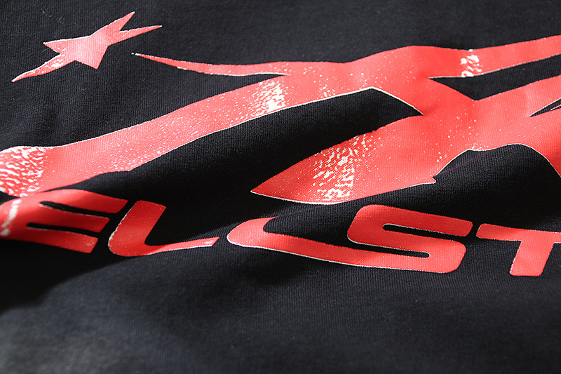 Coco Shoes Hellstar Sport Logo Gel Black T-Shirt Red - Cocoshoesvip.net