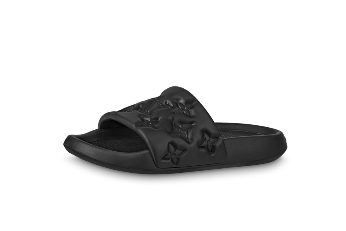 Coco Shoes Louis Vuitton Waterfront Mules Black 1A9FKO - Cocoshoesvip.net