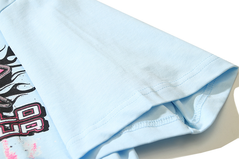 Coco Shoes Hellstar Neuron Tour T-Shirt Light Blue - Cocoshoesvip.net