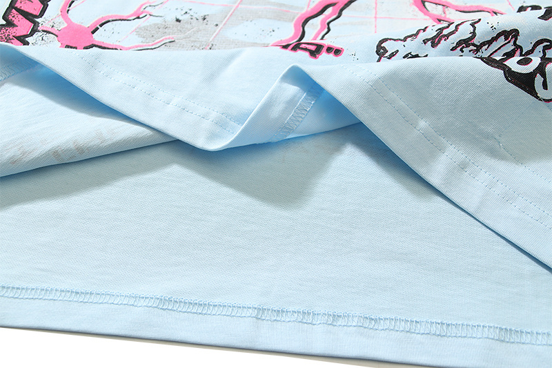 Coco Shoes Hellstar Neuron Tour T-Shirt Light Blue - Cocoshoesvip.net